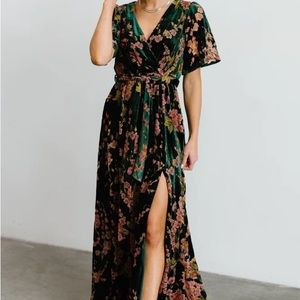 Uma Velvet Maxi Dress